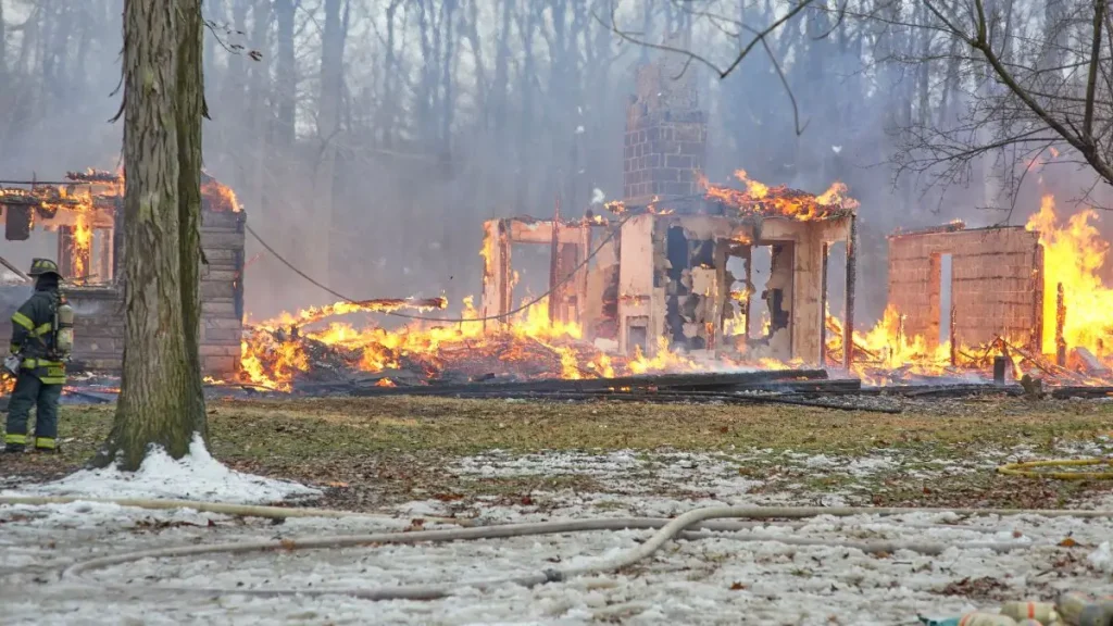 Indiana Home Destroyed by Fire