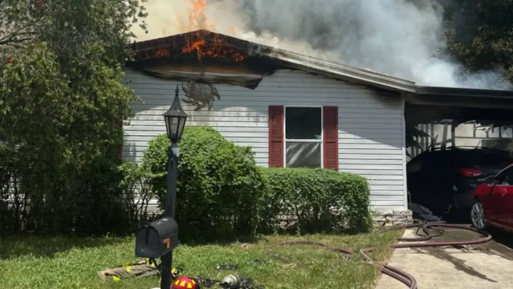 Polk County Mobile Home Fire