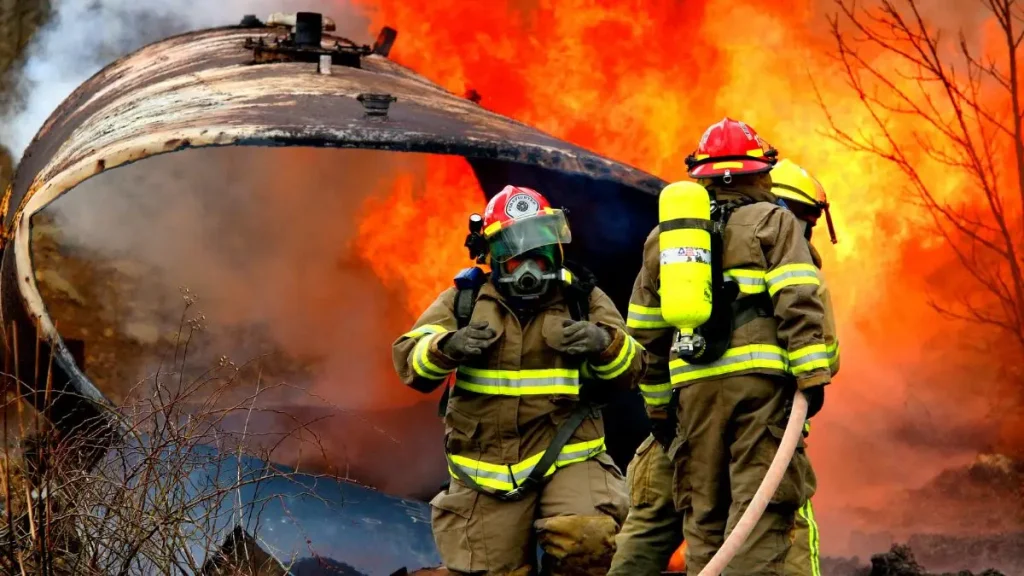 Firefighter Injured in Dayton Mobile Home