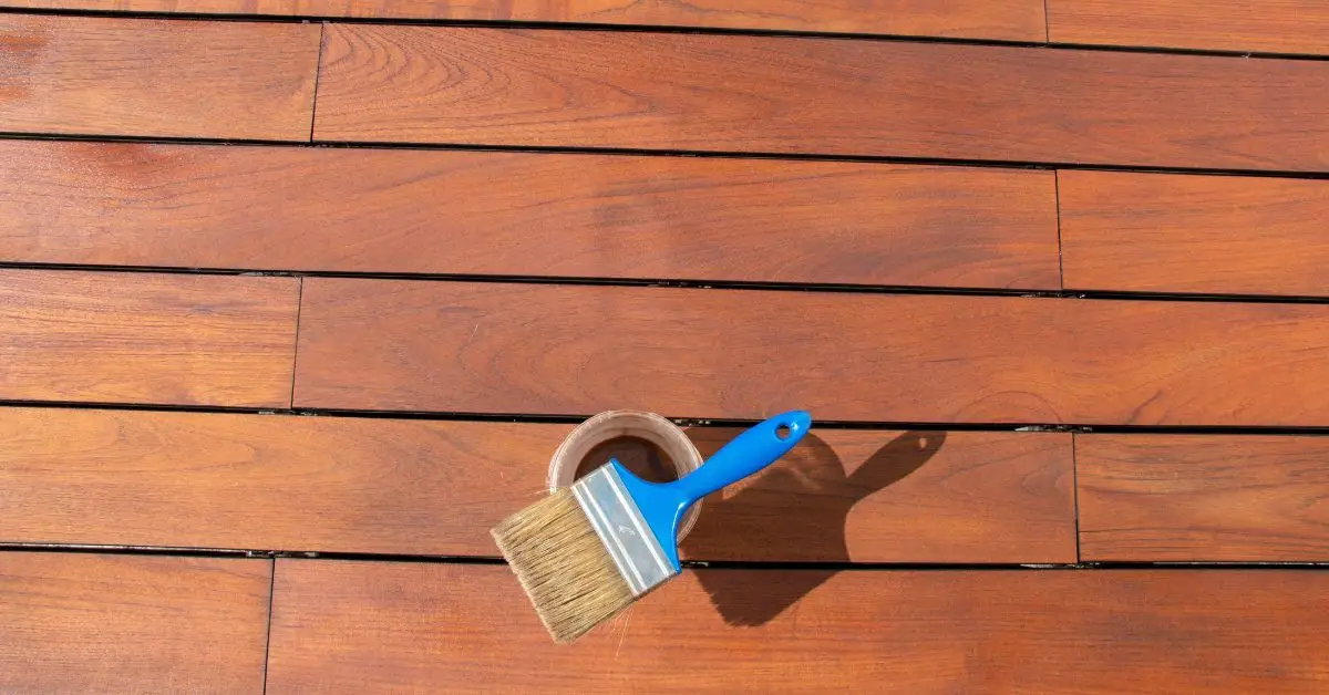 Best time to stain a deck