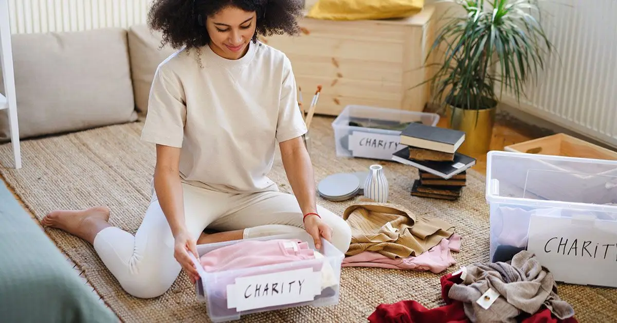 Decluttering hard-to-discard items