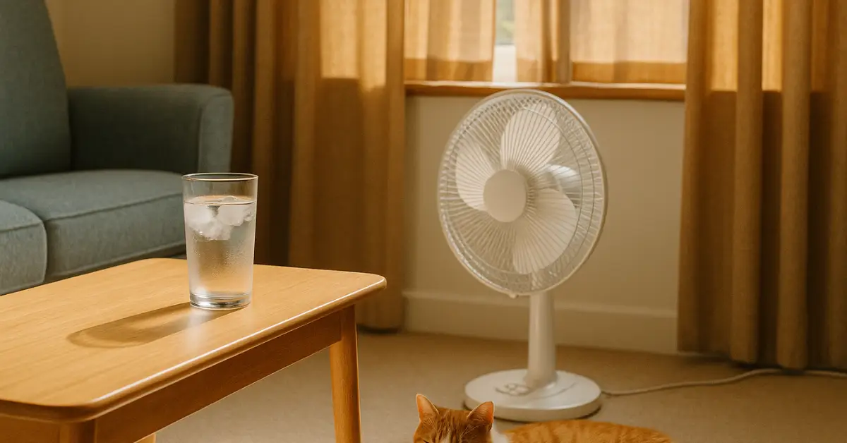 how to cool down a room with a fan