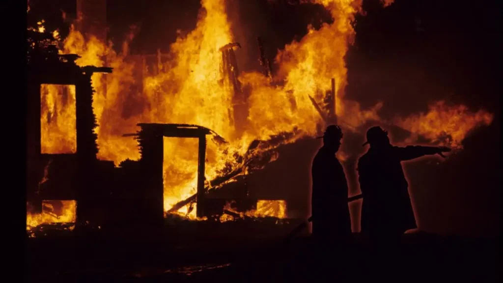 Los Angeles home fire