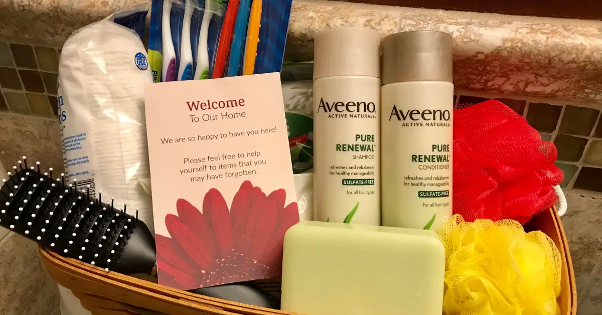 how to make bathroom guest ready